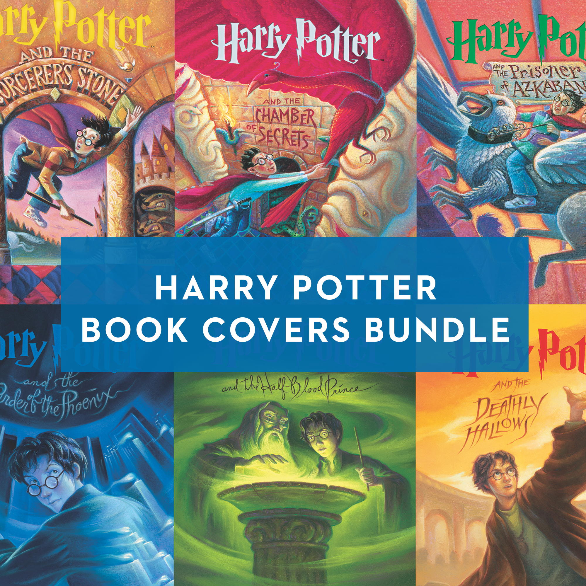 Harry Potter Book Covers Bundle