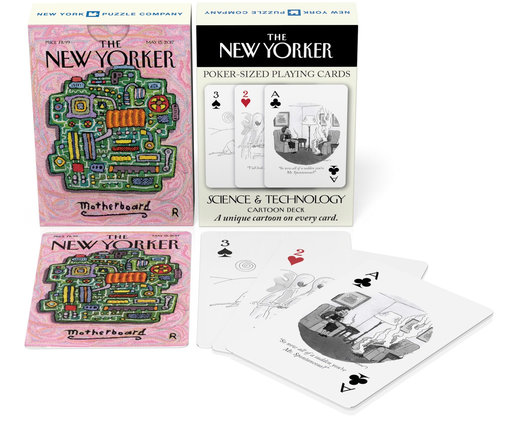 Science Cartoons Playing Cards Image 1