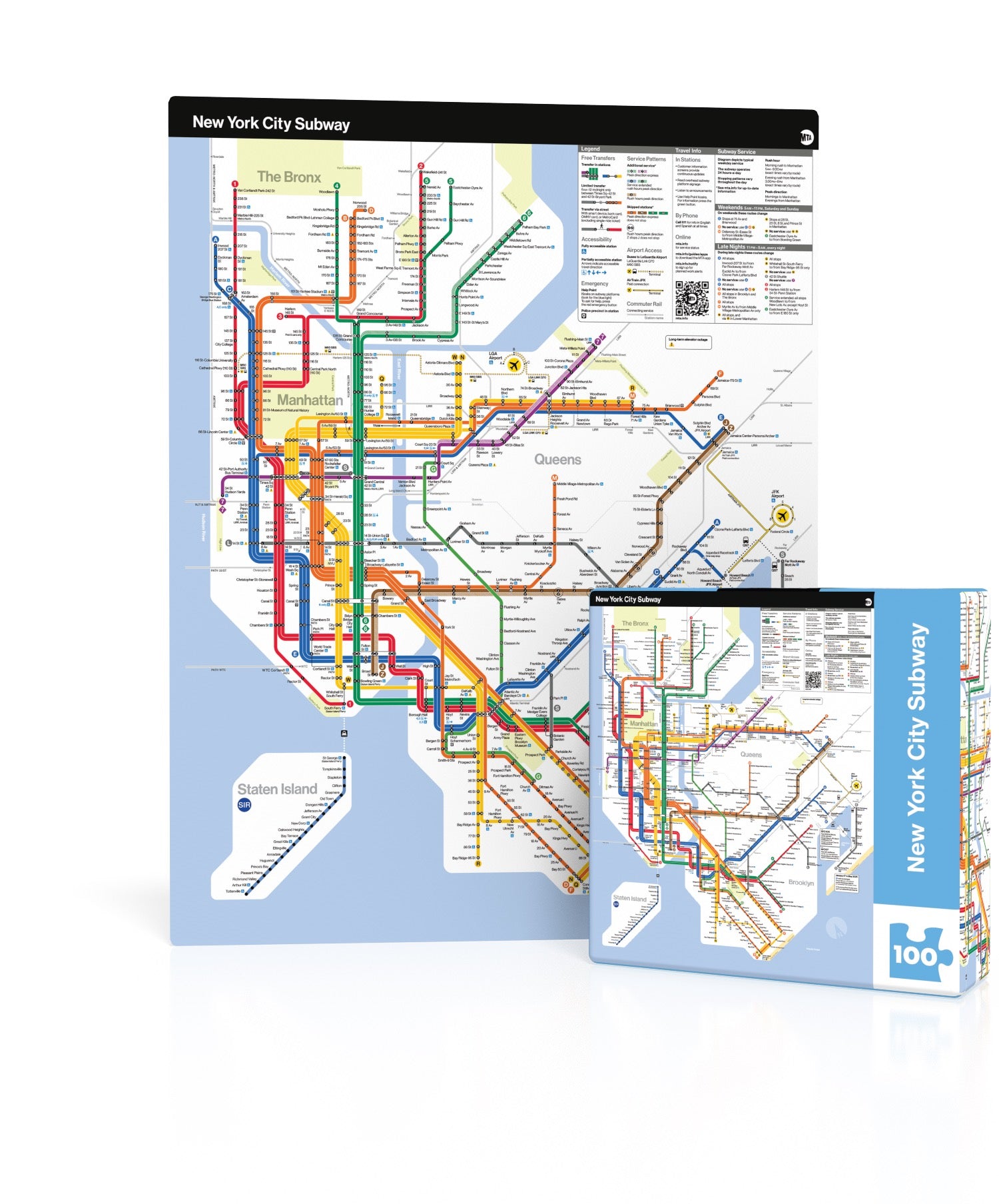 MTA Subway Map Mini Image 1