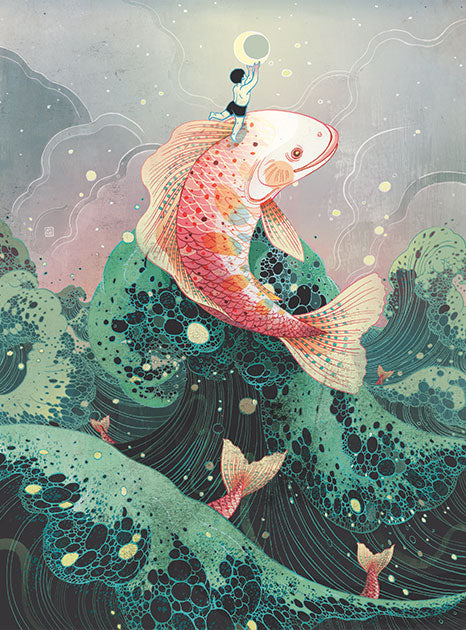 New Puzzle Arrivals New York Puzzle Company Victo Ngai Moon Catcher