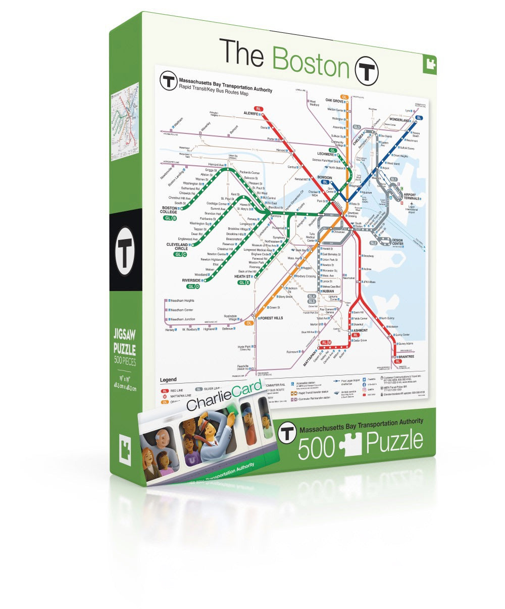 Boston T Map Image 1