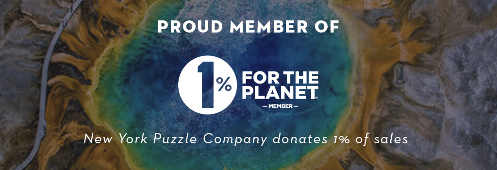 New York Puzzle Comapny 1% for the Planet Member Banner