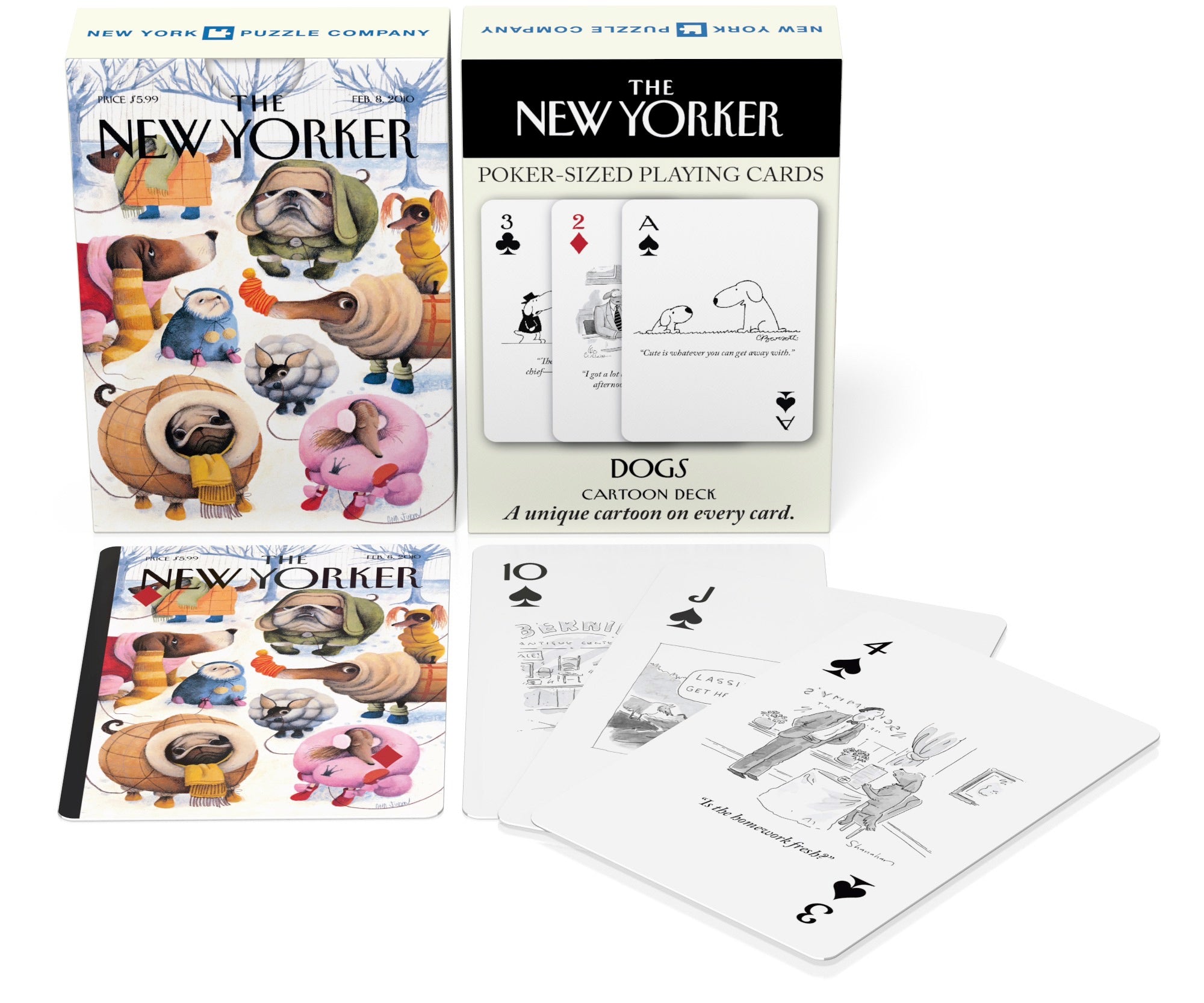 Dog Cartoons Playing Cards Image 1