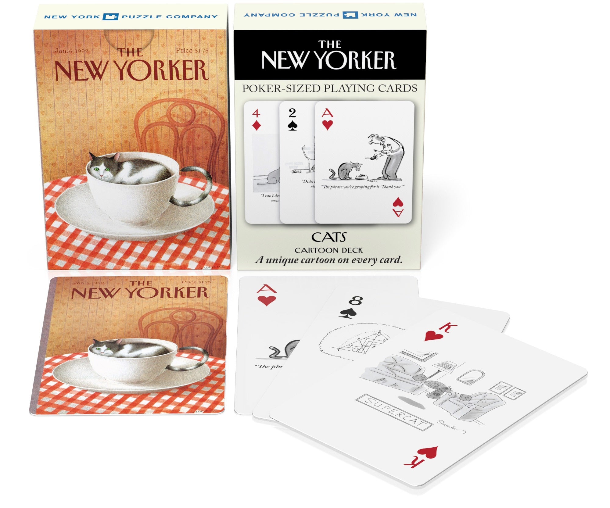 Cat Cartoons Playing Cards Image 1
