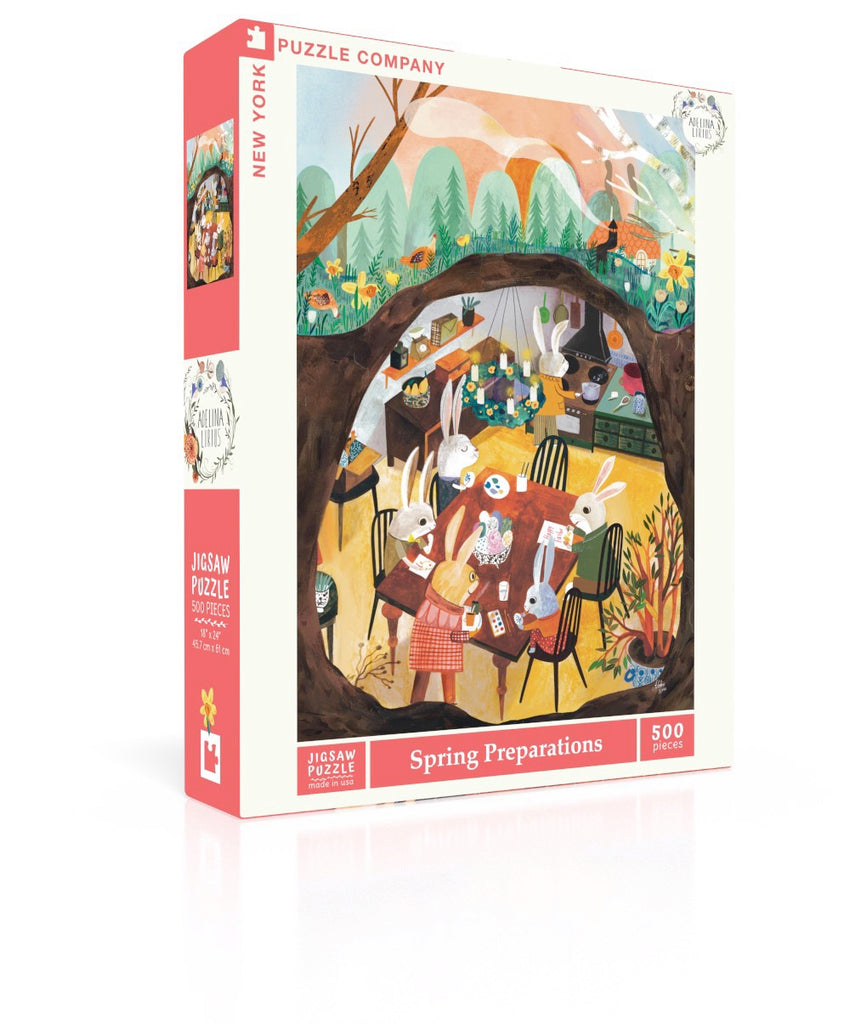 Spring Preparations - 500 Piece Adelina Lirius Jigsaw Puzzle – New