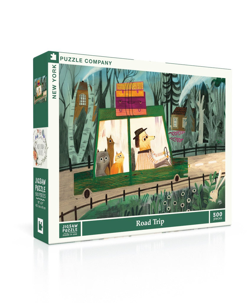 Road Trip - 500 Piece Adelina Lirius Jigsaw Puzzle – New York