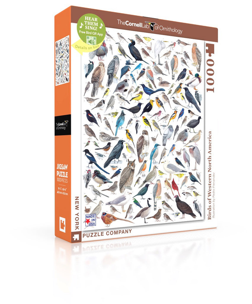 Birds of Western North America - 1000 Piece Cornell Lab Jigsaw
