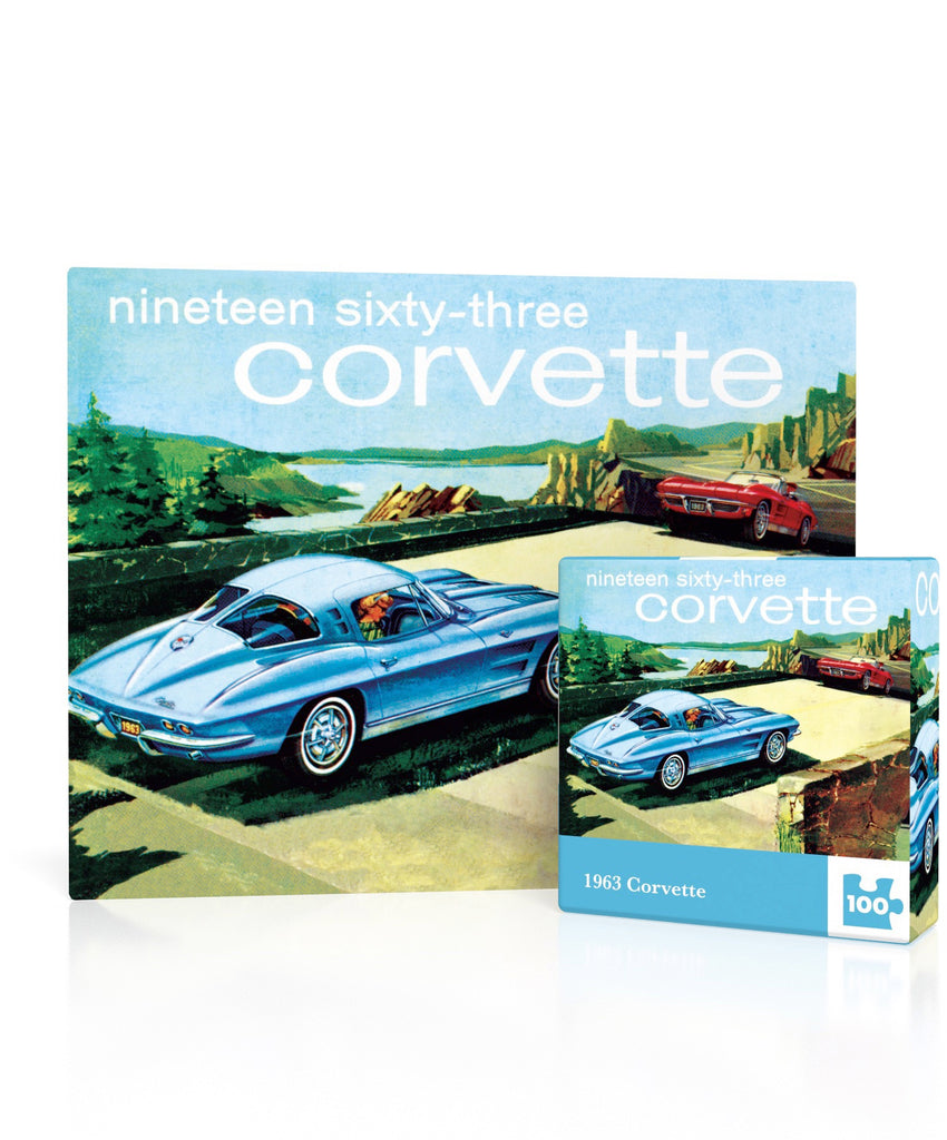 1963 Corvette Mini - 100 Piece General Motors Mini Puzzle – New