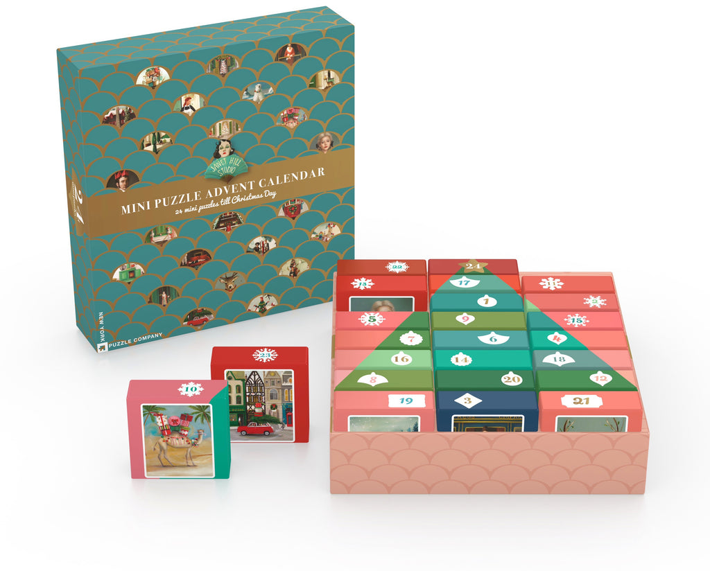 Janet Hill Advent Calendar - Set of 24 Mini Puzzles – New York