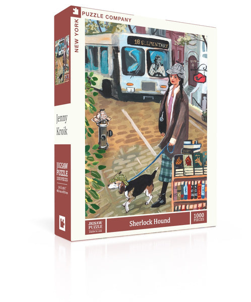 Sherlock Hound - 1000 Piece Jenny Kroik Jigsaw Puzzle – New York