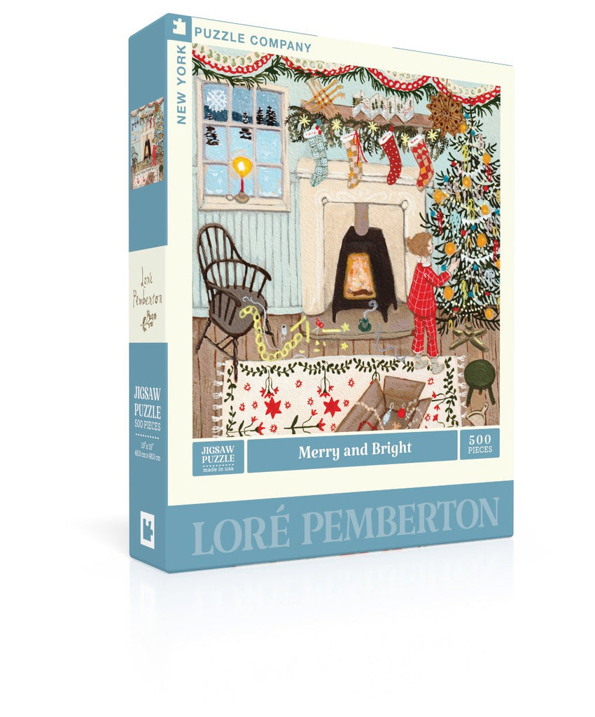 Merry and Bright - 500 Piece Loré Pemberton Jigsaw Puzzle – New