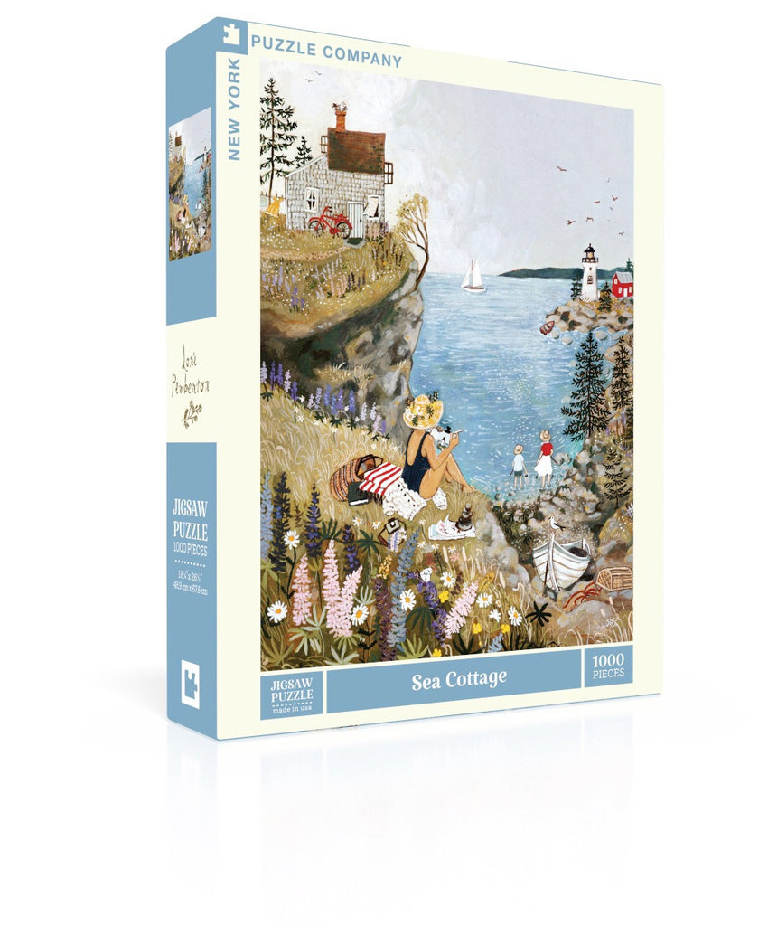 New York Puzzle Company – „At The Strand“ 1000 Teile Puzzle