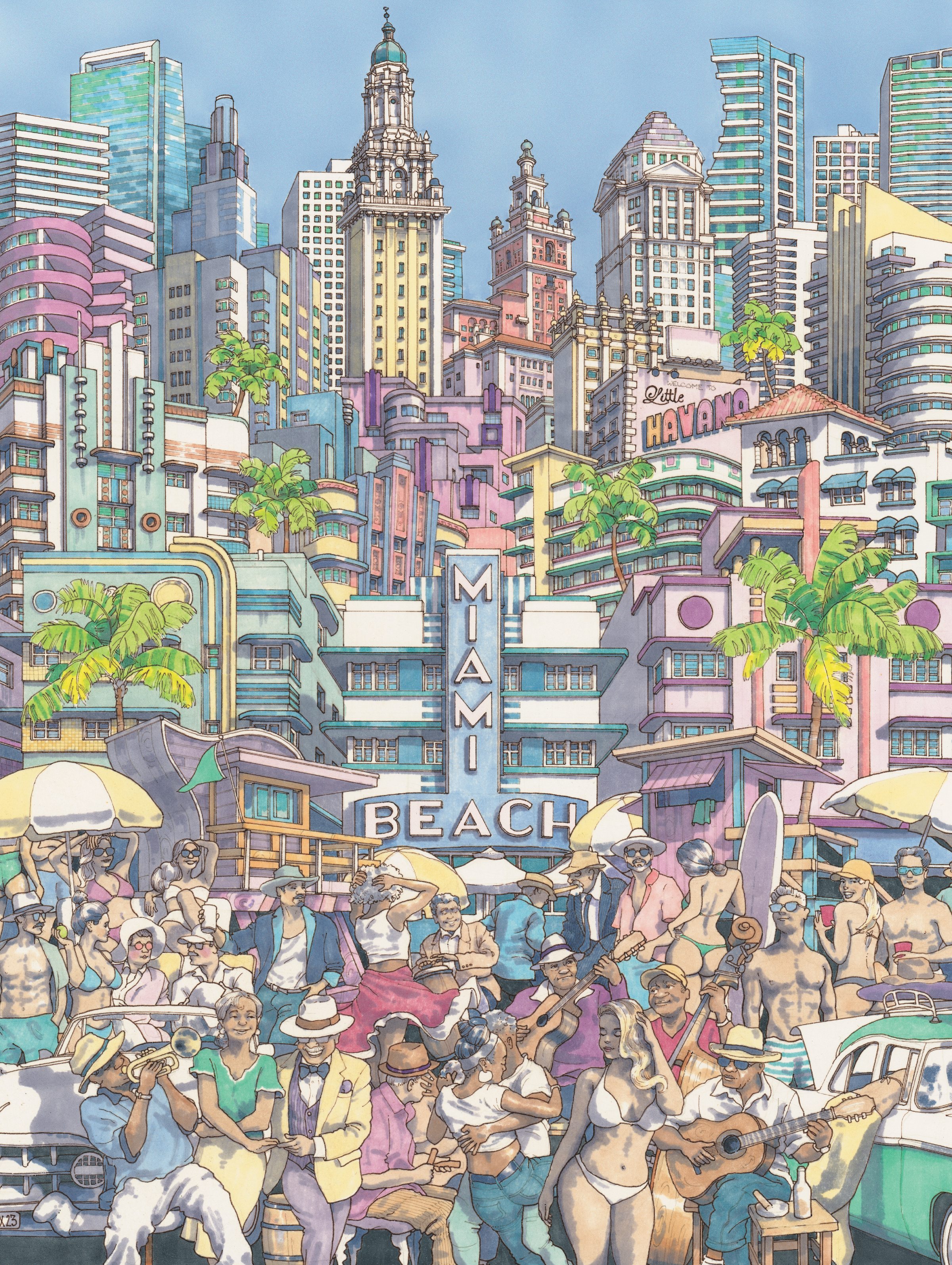 Maxwell Tilse Sunkissed City Jigsaw Puzzle Image