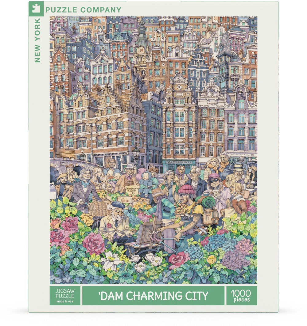 Skyline New York City 1000 Piece Jigsaw Puzzle - Premium Made In USA Puzzle For Adults