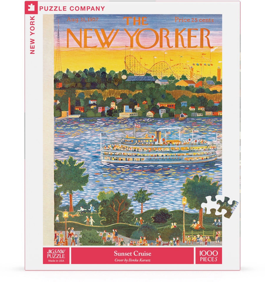 Sunset Cruise - 1000 Piece New Yorker Jigsaw Puzzle – New York Puzzle ...