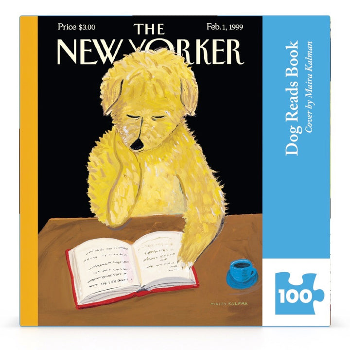 Dog Reads Book Mini Image 2