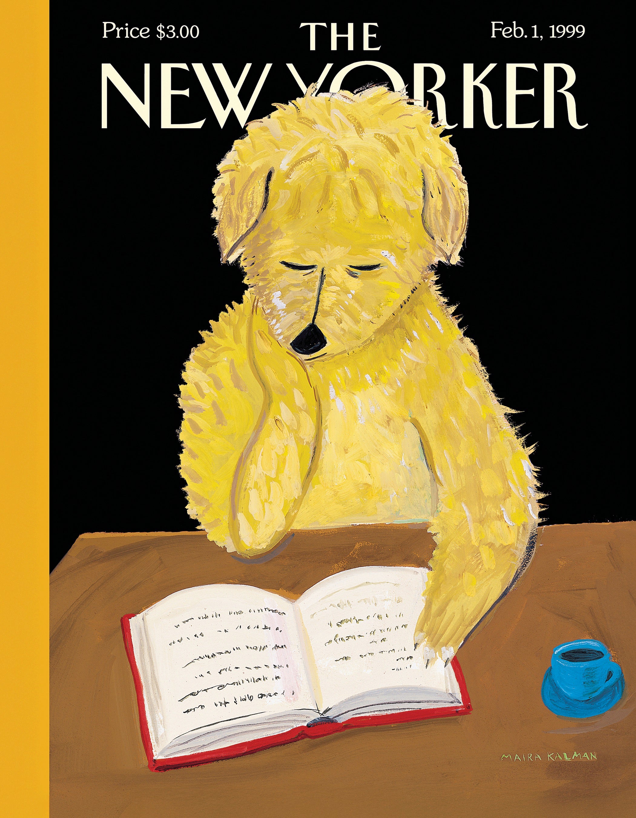 Dog Reads Book Mini Image 3