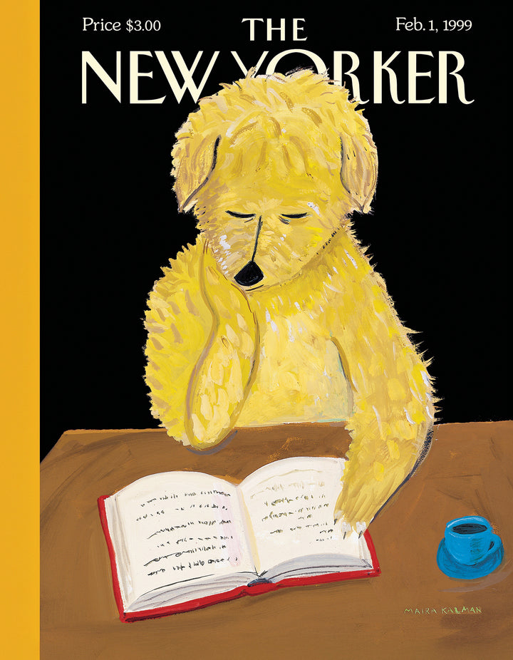 Dog Reads Book Mini Image 3