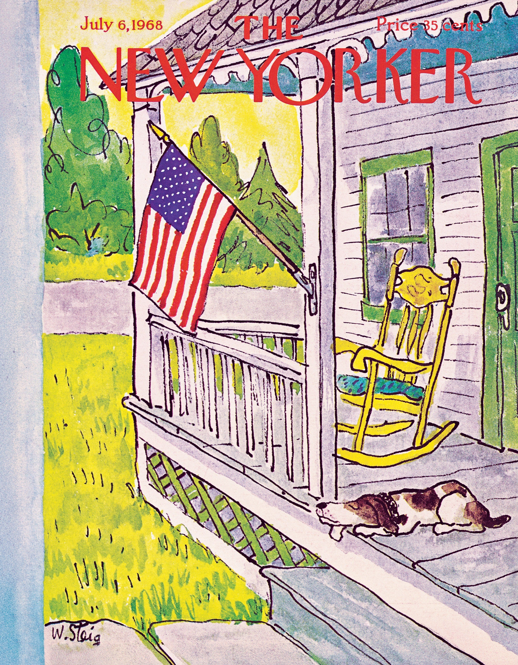 Dog on Porch Mini Image 3