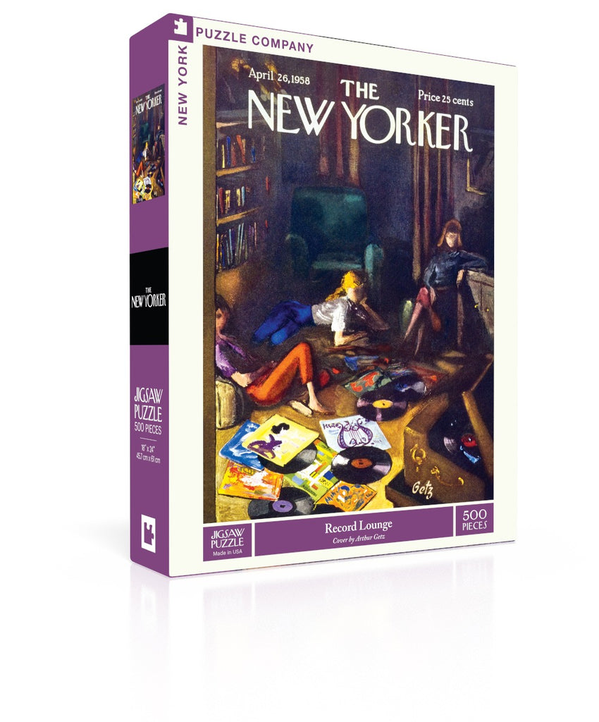 Record Lounge - 500 Piece New Yorker Jigsaw Puzzle – New York