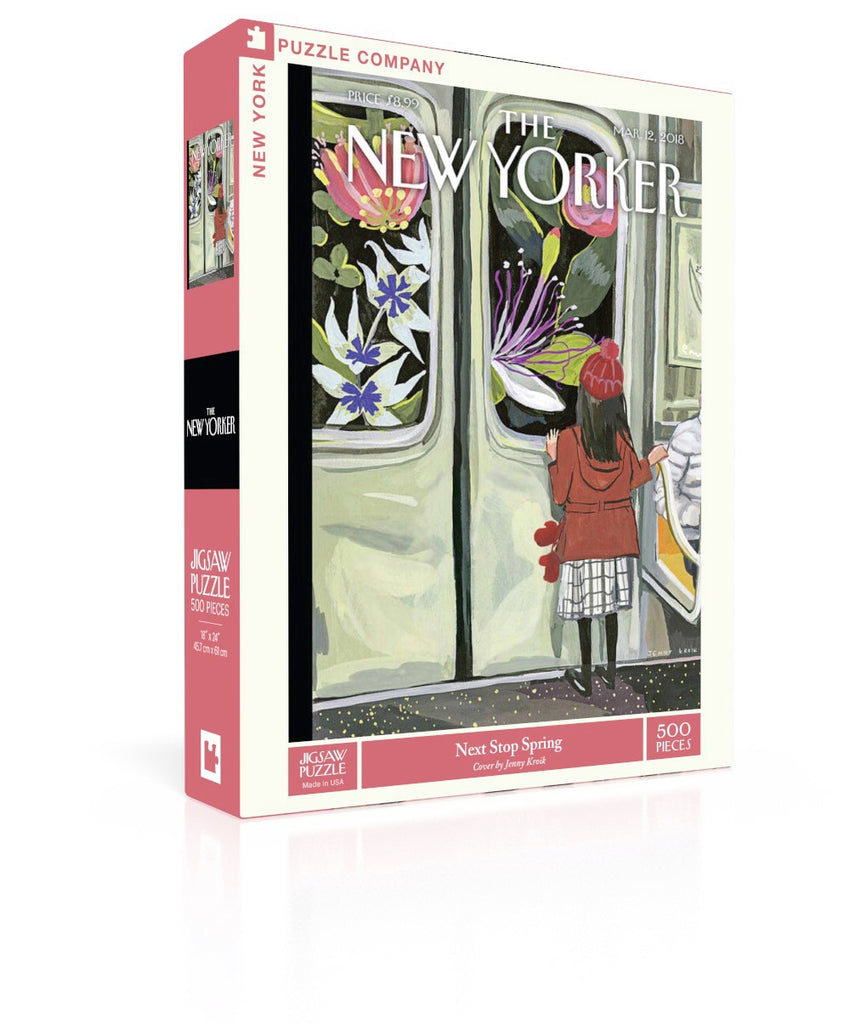 Next Stop Spring - 500 Piece New Yorker Jigsaw Puzzle – New York