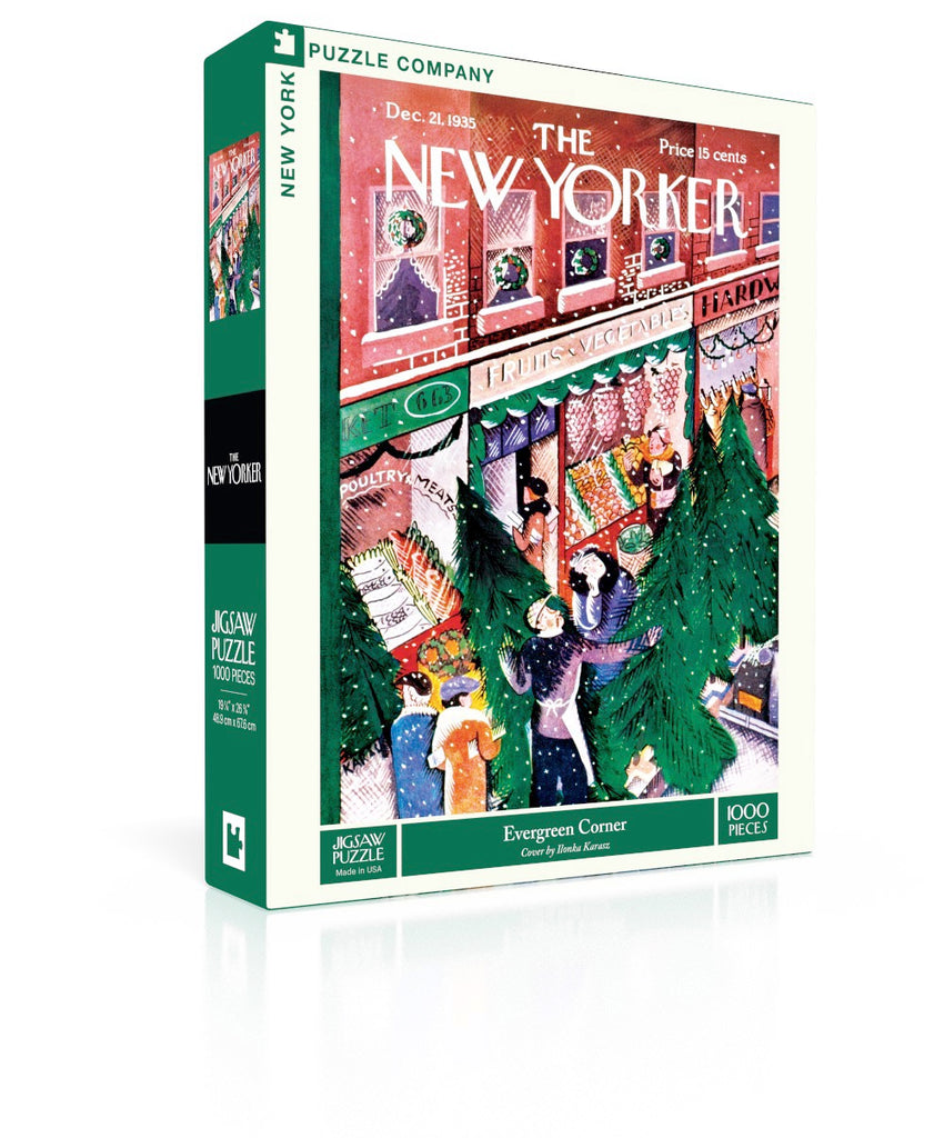 Evergreen Corner - 1000 Piece New Yorker Jigsaw Puzzle – New York