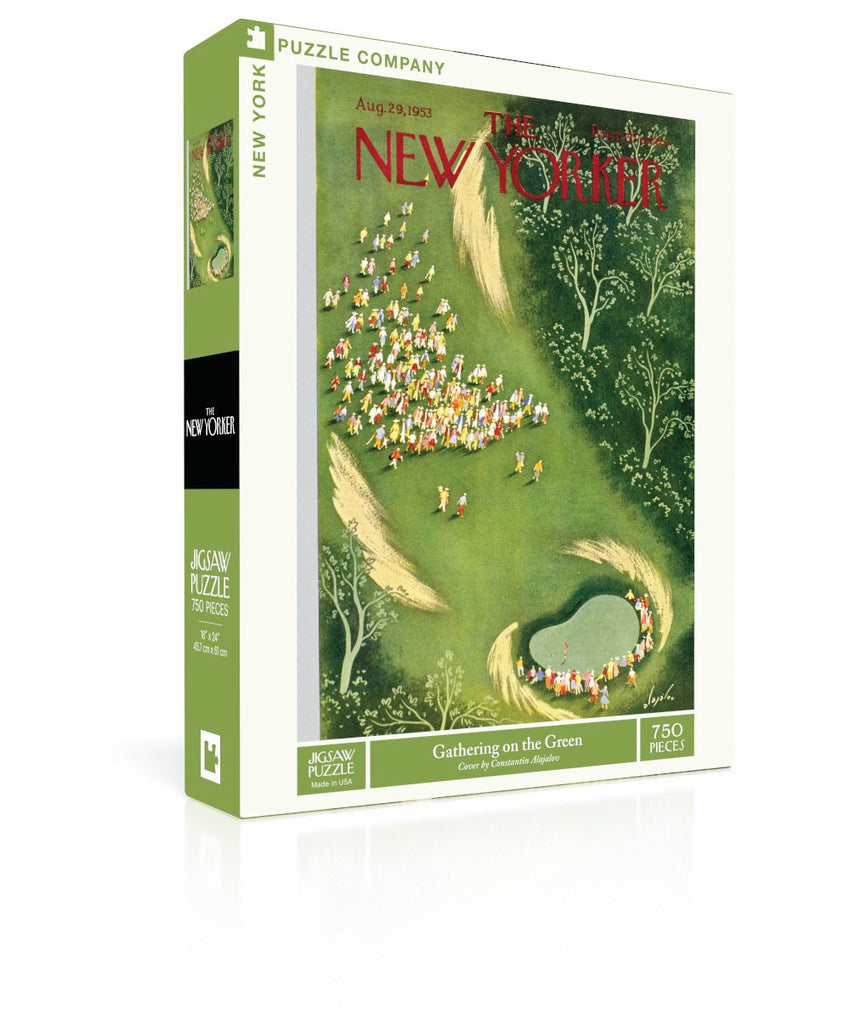 Gathering on the Green - 750 Piece New Yorker Jigsaw Puzzle – New