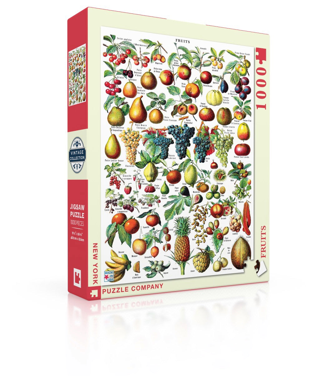 Fruits 1000 Piece Vintage Images Jigsaw Puzzle New York Puzzle Company