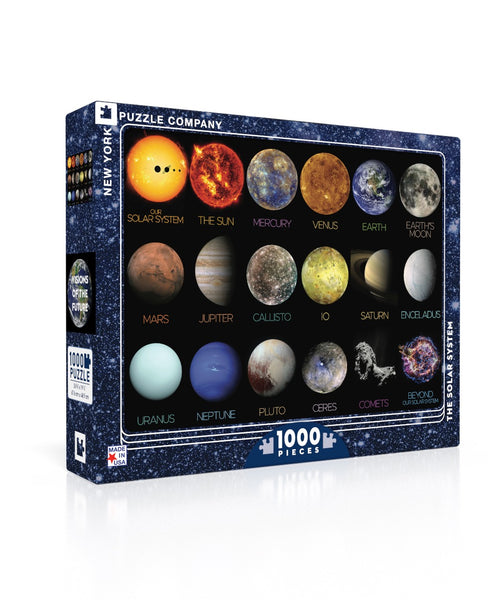 The Solar System - 1000 Piece NASA Jigsaw Puzzle – New York Puzzle