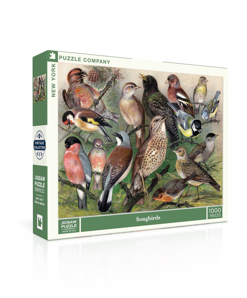 Songbirds - 1000 Piece Vintage Images Jigsaw Puzzle – New York