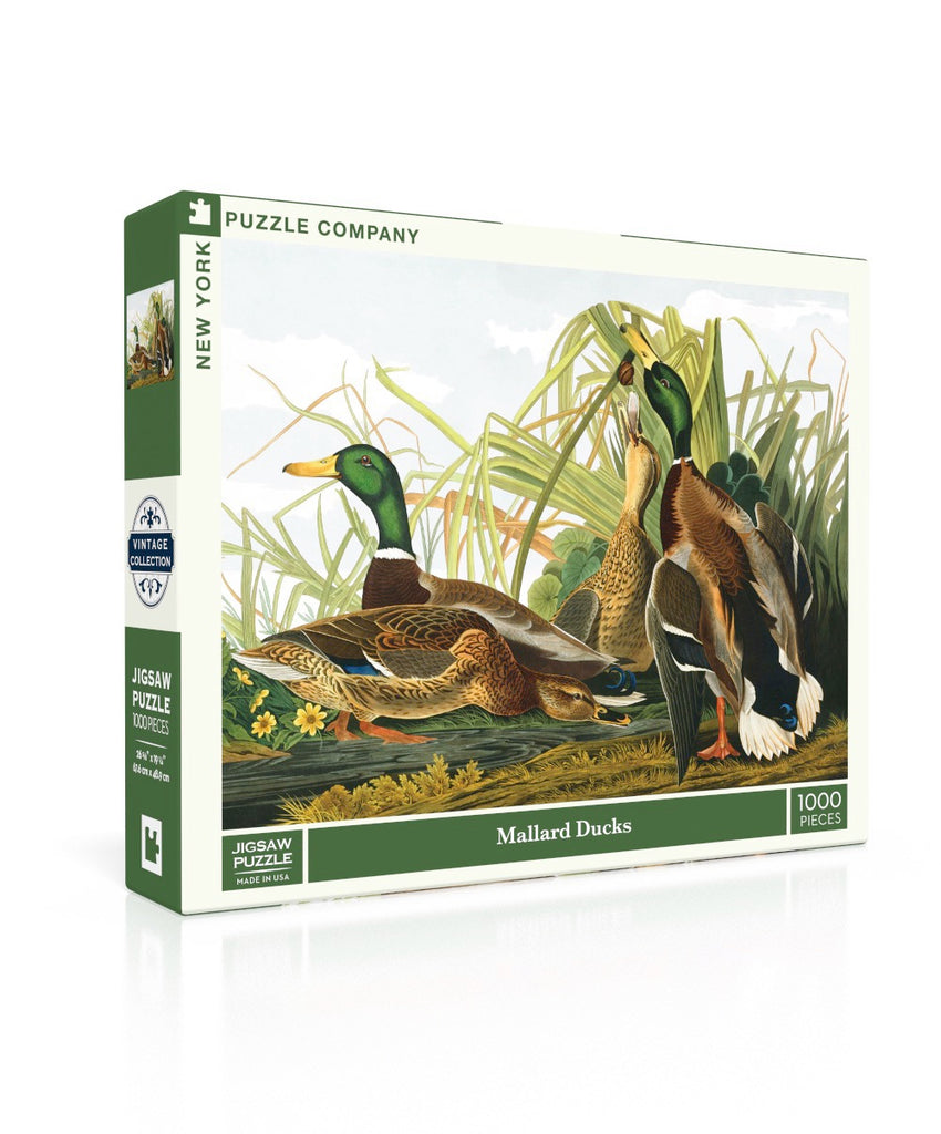 Mallard Ducks - 1000 Piece Vintage Images Jigsaw Puzzle – New York