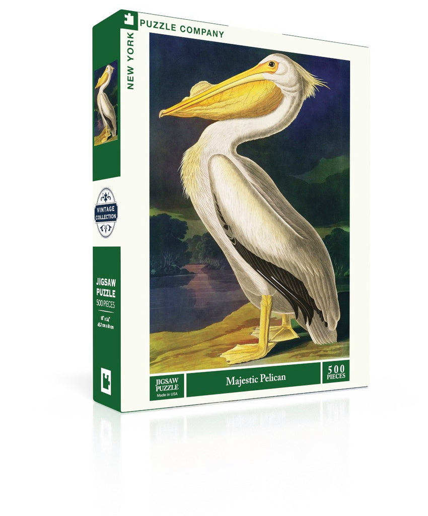 Majestic Pelican - 500 Piece Vintage Images Jigsaw Puzzle – New
