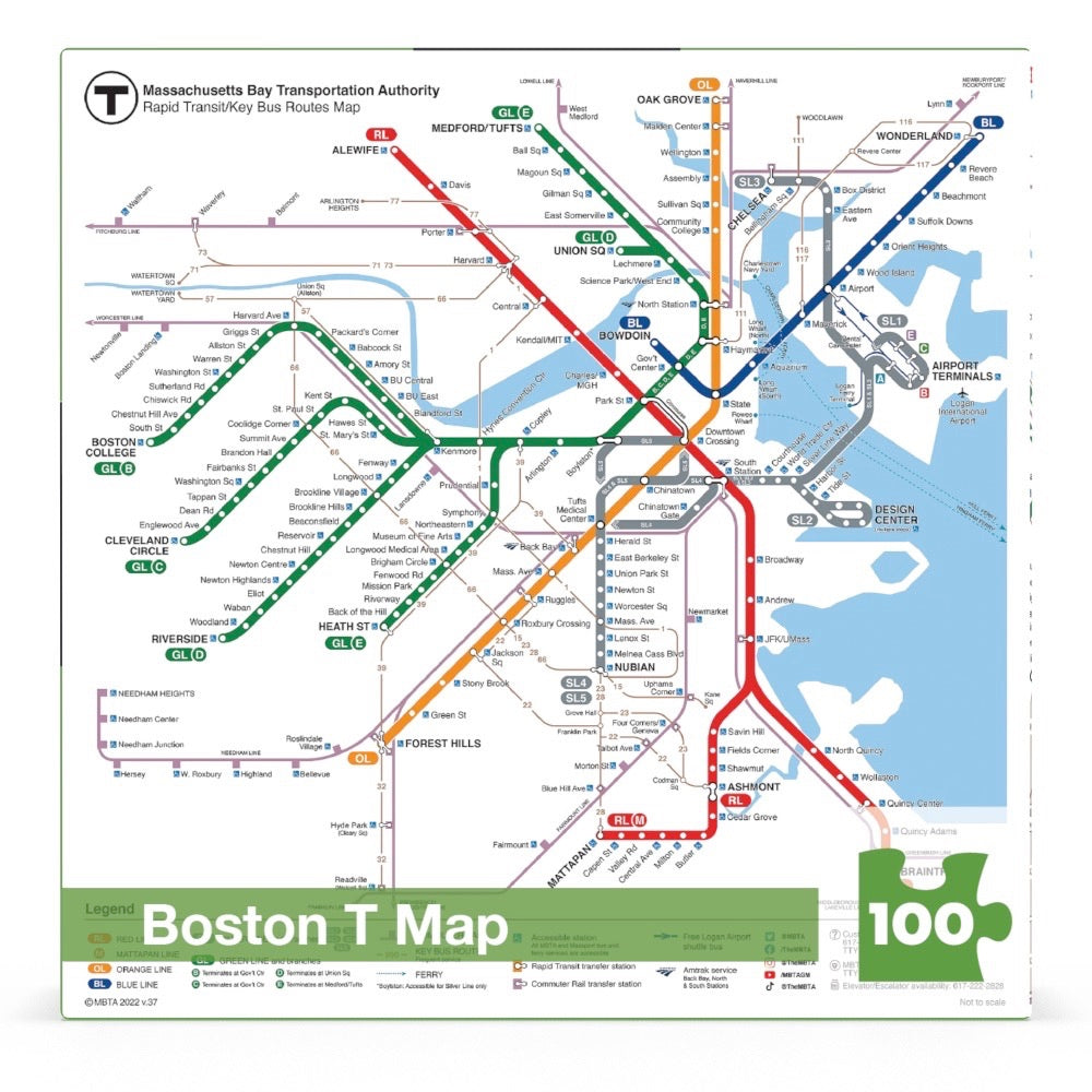 Boston T Map Mini Image 2
