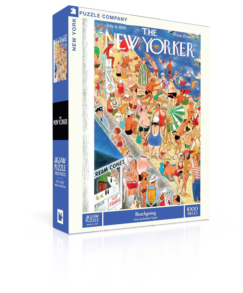 Beachgoing - 1000 Piece New Yorker Jigsaw Puzzle – New York Puzzle