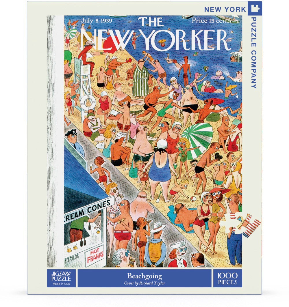 Beachgoing - 1000 Piece New Yorker Jigsaw Puzzle – New York Puzzle Company