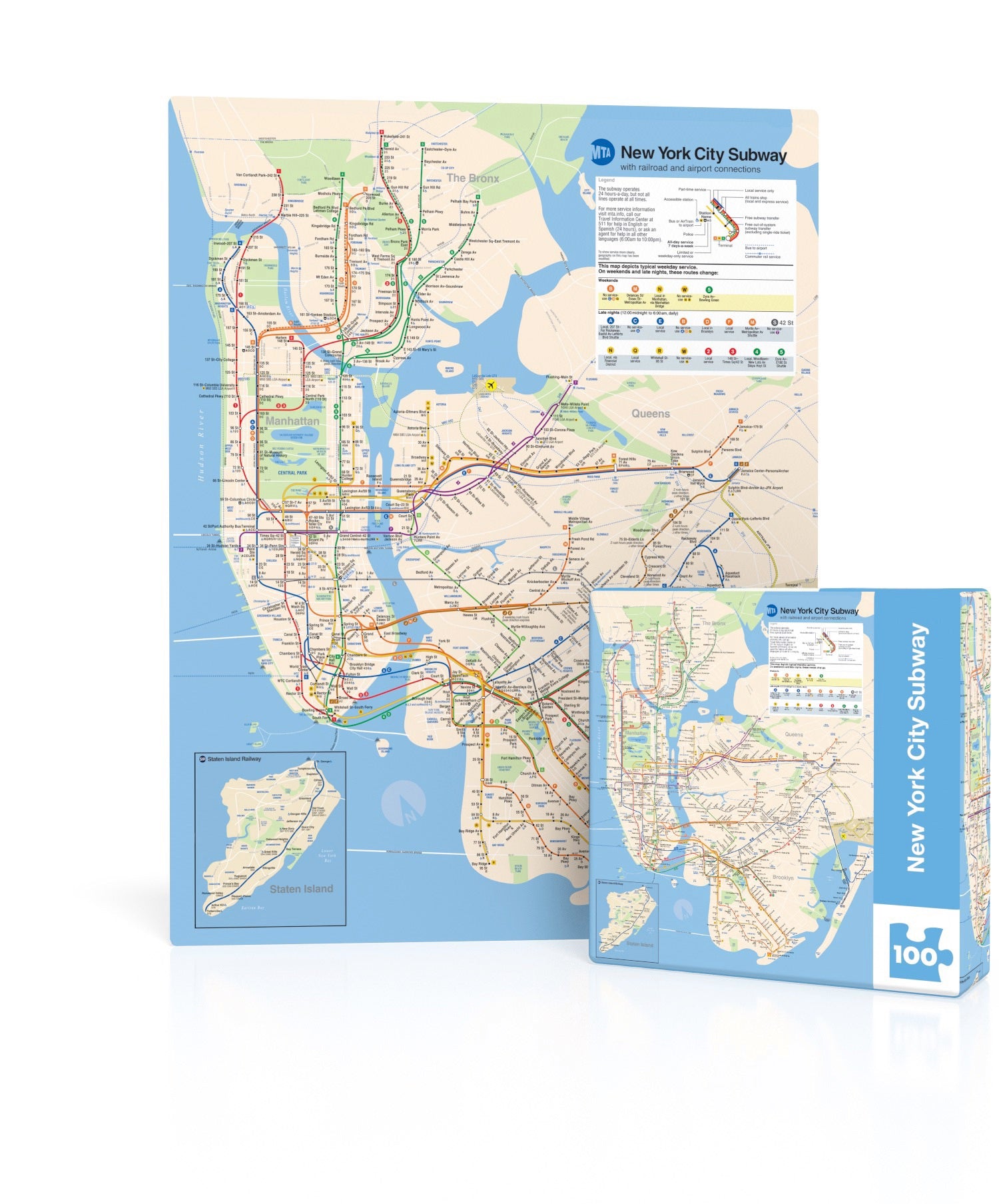 New York Subway Map Mini Image 1