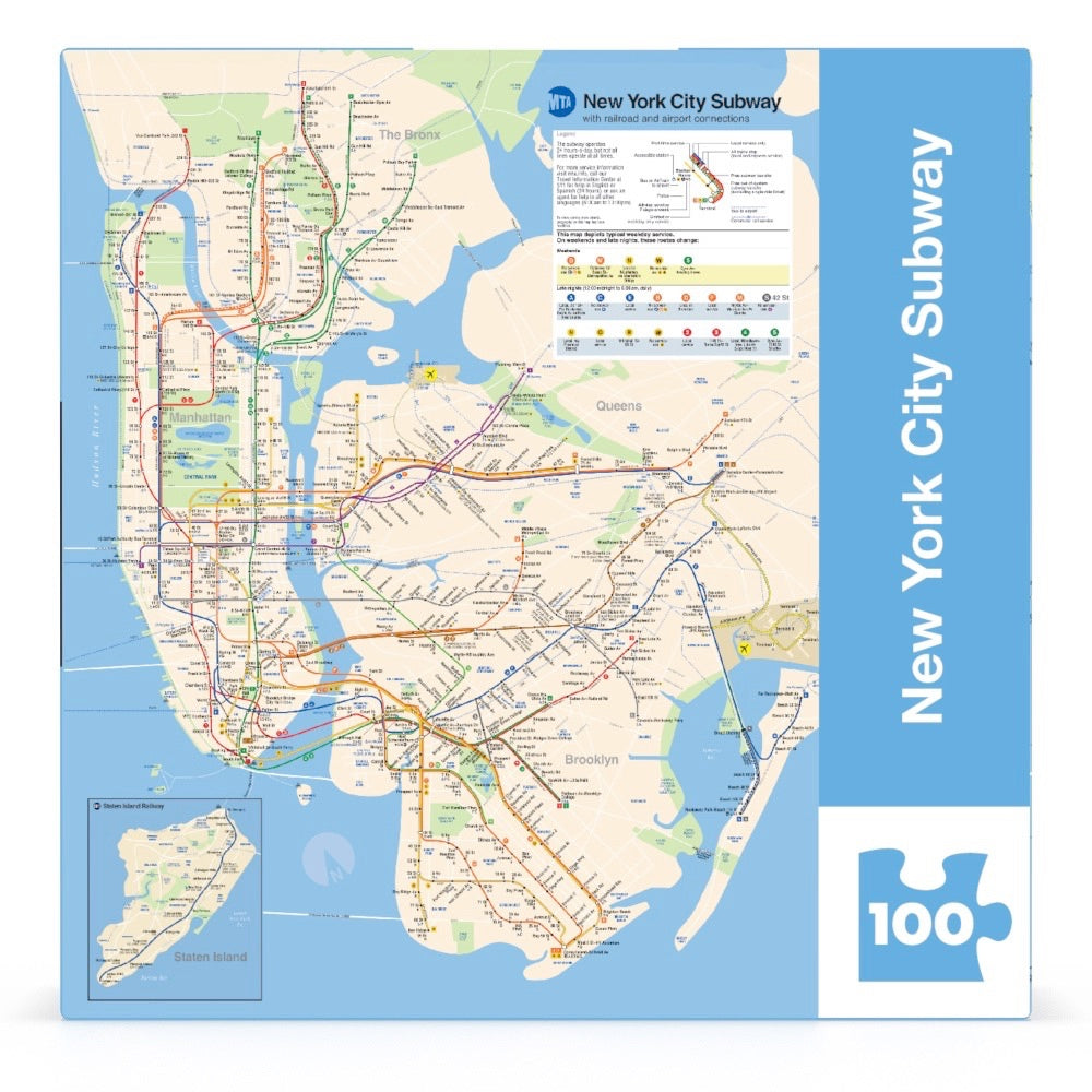New York Subway Map Mini Image 2