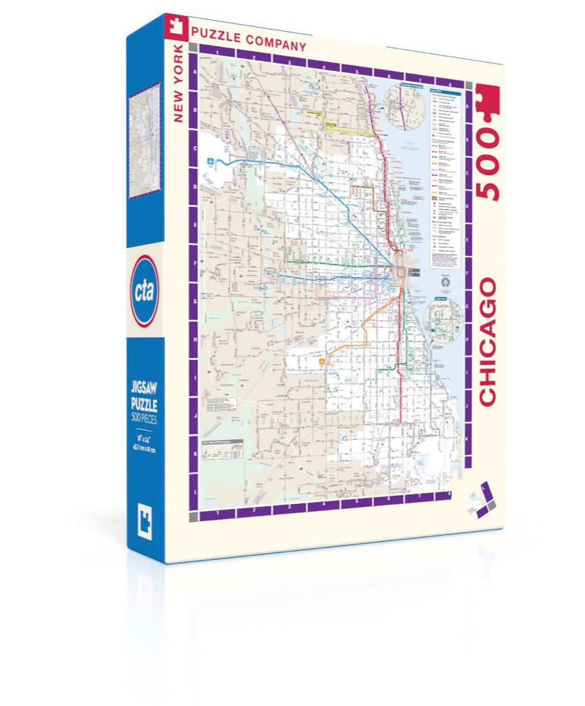 Chicago Transit Map Image 1