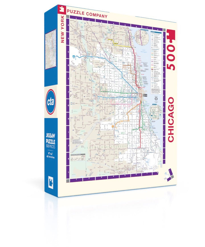 Chicago Transit Map Image 1