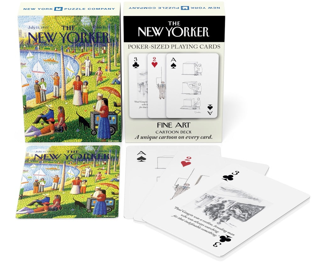 Fine Arts Cartoons Playing Cards