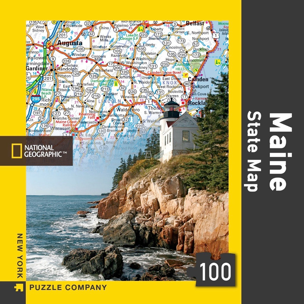 Maine State Map Mini